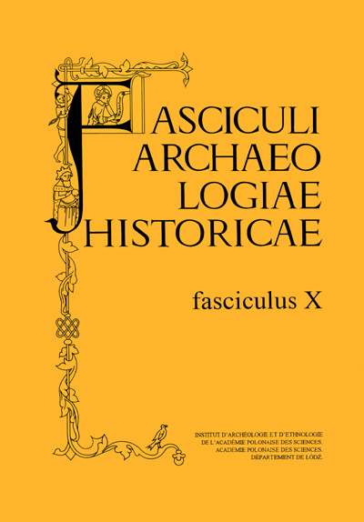 Fasciculi Archaeologiae Historicae Kliknij by wrci do spisu treci