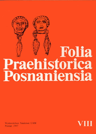 Folia Praehistorica Posnaniensia Kliknij by wrci do spisu treci