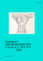 Materiay Archeologiczne Nowej Huty Kliknij, aby powikszy