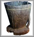 Wooden mortar