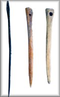 Bone and bronze needles