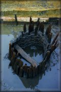 Wooden vat for soaking linen