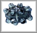 Nodular bead, silver